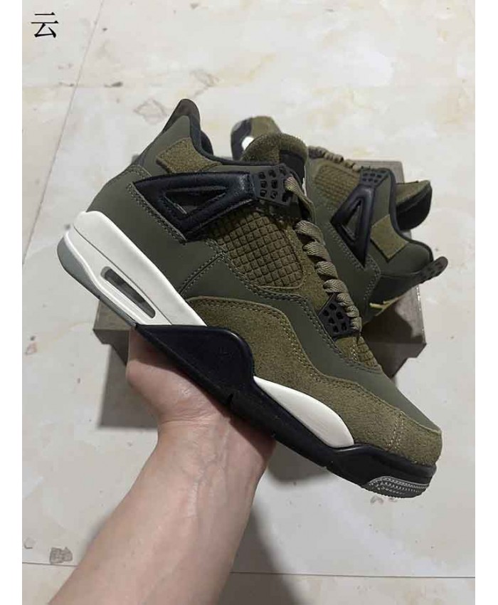 Air Jordan 4 SE Craft Medium Olive Basketball Shoes